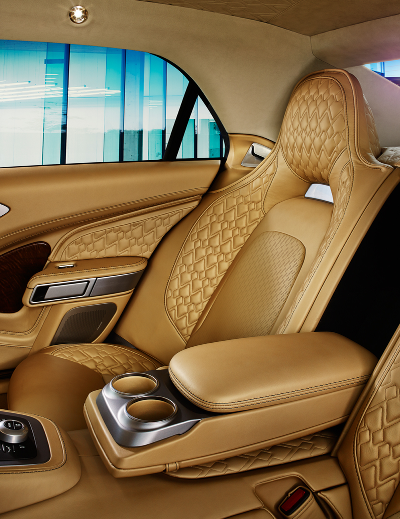 Illustration for article titled The New Aston Martin Lagonda: 550 Horses Of Pure V12 Sedan Sexiness